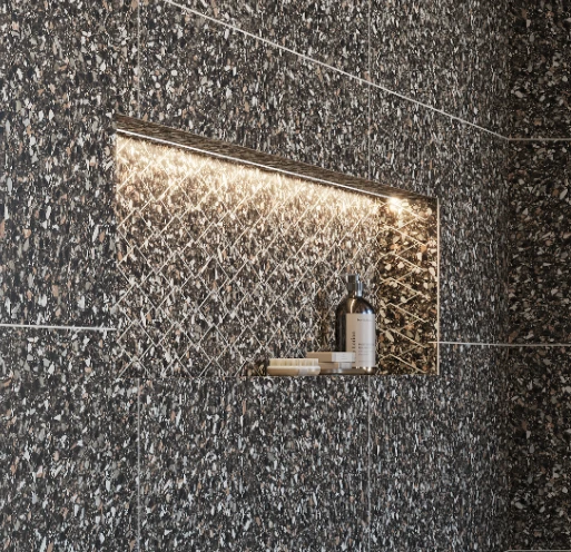 Terrazzo Allure™ Constellation Diamond Matte Flooring visualization by MILE®stone